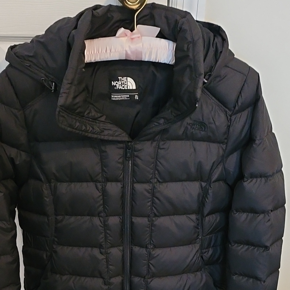 The North Face Charcoal/Black Puffer Jacket